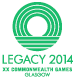 Commonwealth legacy and Glasgow City Council logo